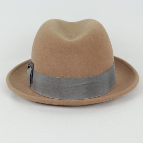 Capas Headwear Lite Felt Unisex Adult Medium Tan 100% Wool Crushable Hat - Picture 4 of 10